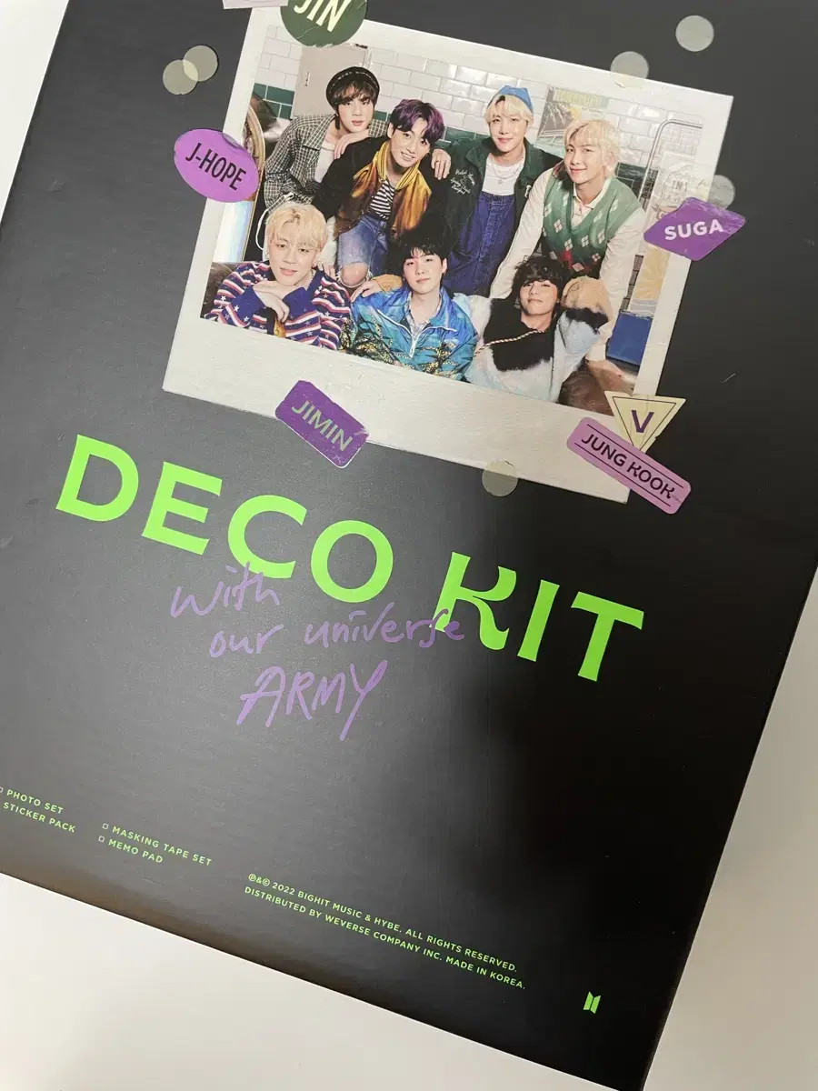 BTS DECO KIT 방탄소년단 데코 키트